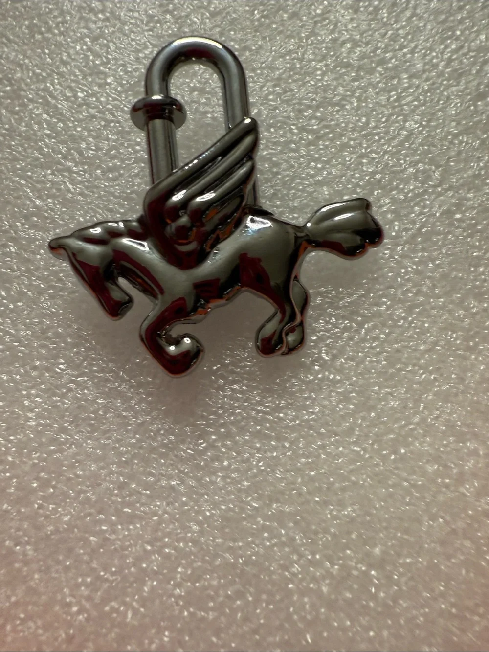 Silver Pegasus Charm Clip for Purse Accessories